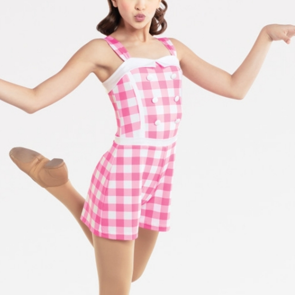 Revolution Dancewear Strawberry Afternoons RC22788 Costume In Pink/white - Picture 5 of 8